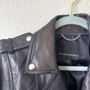 Banana Republic Lamb Leather Jacket (S)